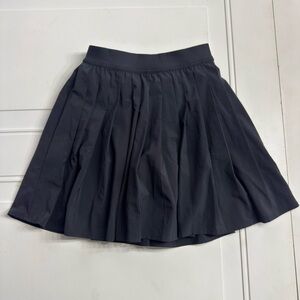 Lululemon Women Sz 0 NWOT Black Pleated Tennis Pickleball Golf Skort Skirt Lined